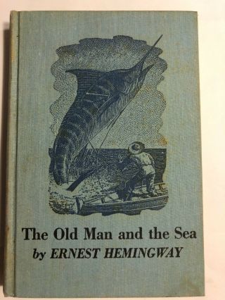 Ernest Hemingway The Old Man And The Sea " School Edition " 1961 W/ " Guide " Db2