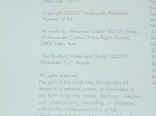 2000 ALEXANDER CALDER IN CONNECTICUT Eric M.  Zafran ABSTRACT ART 5