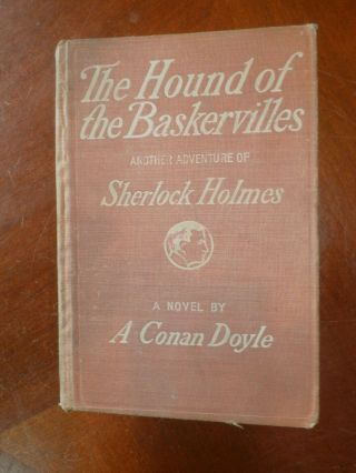 Antique 1903 Book The Hound Of The Baskervilles Sherlock Holmes Hardcover