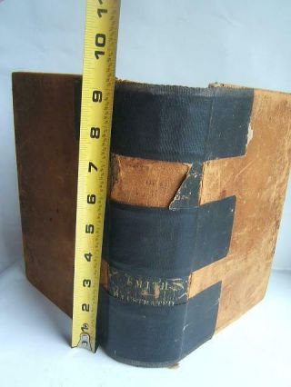 Antique 1869 Dictionary Of The Bible By William Smith Illustrated 1017 Pages