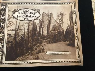 The Black Hills Of South Dakota 1929 Railroad Guide Chicago,  Milwaukee & St Paul