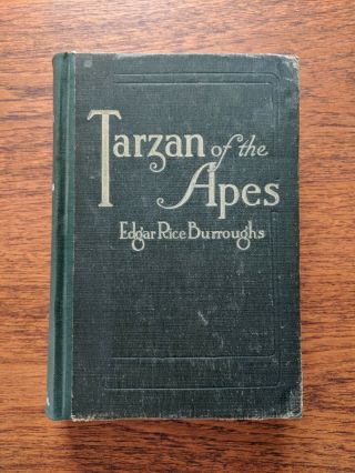 Tarzan Of The Apes By Edgar Rice Burroughs (early Edition,  June 1914) Hc