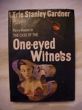 1950 Hb Book,  Perry Mason In The Case Of The One - Eyed Witness By Gardner; Pulp