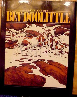1990 Signed 1st Ed.  - Bev Doolittle - " The Art Of Bev Doolittle " - Nr