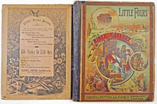1880 Little Folks Bible Gallery By Jennie B.  Merrill With 44 Full - Page Woodcuts