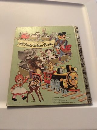 Vintage 1973 Walt Disney Robin Hood Children’s Little Golden Book D126 4