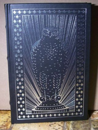 The Maltese Falcon Dashiell Hammett Franklin Library Leather,  Gilt Hb Fine