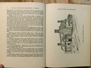 1928 The Old Cottages and Farm - Houses of Norfolk with Pen and Ink drawings 5
