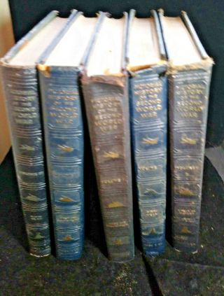 Pictorial History Of The Second World War — Volumes 1,  2 3,  4,  5