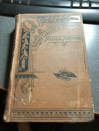 Woods Library Of Standard Medical Authors Continued Fevers 1881 Hc