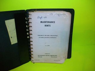 Westinghouse Electric Corporation,  Maintenance Hints Book from the 1950s 5
