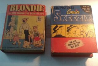 Two 1940s Better Little Books Blondie Bumsteads And Skeezix In The Big City