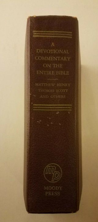 A Devotional Commentary On The Entire Bible: Matthew Henry Thomas Scott & Others