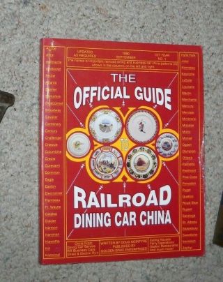 The Official Guide To Railroad Dining Car China Mcintyre Signed