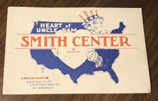 1946 Smith Center Kansas - Heart Of Uncle Sam - Old Photos