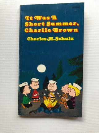 Vintage 1970 It Was A Short Summer,  Charlie Brown By Charles M.  Schultz