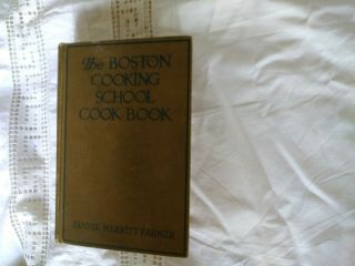 1912 The Boston Cooking School Cook Book - Fannie Merritt Farmer