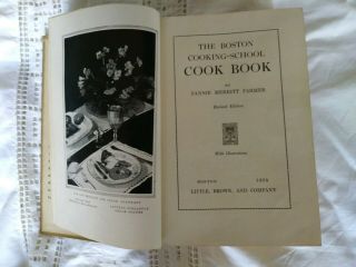 1912 The Boston Cooking School Cook Book - Fannie Merritt Farmer 3