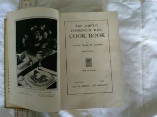 1912 The Boston Cooking School Cook Book - Fannie Merritt Farmer 7