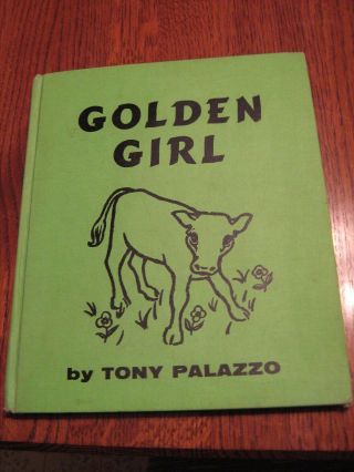 Vintage Golden Girl Book By Tony Palazzo