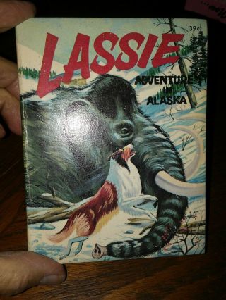Vintage 1967 Whitman A Big Little Book Lassie - Adventure In Alaska