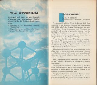 1954 Atomium Building Waterkeyn World Fair Atomic Energy Architectural Structure 2