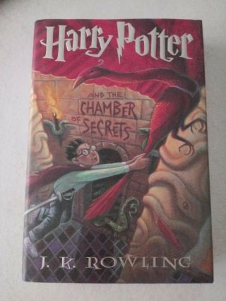 Harry Potter And The Chamber Of Secrets - First 1st Edition Hardcover - Rowling