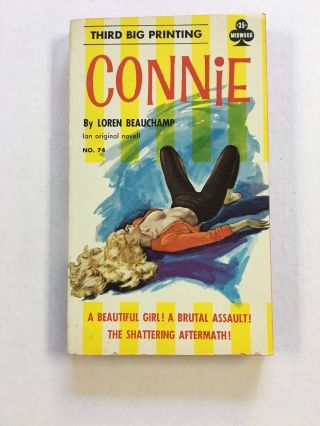Connie Loren Beauchamp Vintage Sleaze Gga Paperback Midwood Paul Rader Cover