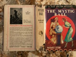 Judy Bolton 6 " The Mystic Ball " Thick White Spine Dj 1st Ed.  See Other Listings