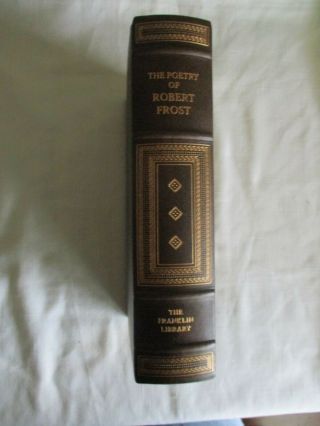 1979 The Poetry Of Robert Frost The Franklin Library Limited Edition Leather Nf