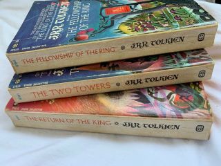 Lord Of The Rings Trilogy All 1st PB Editions c1965 Set 5
