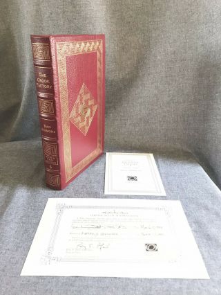 Dan Simmons,  The Crook Factory,  Signed Numbered 1st Edition Easton Press