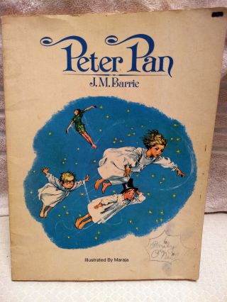Peter Pan Jm Barrie.  Illustrated By Maraja.  Soft Cover