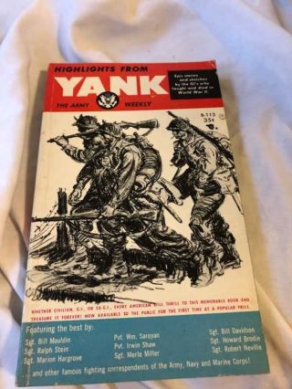 Highlights From Yank Army Weekly Vintage Paperback Wwii