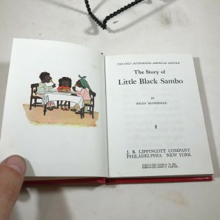 Vintage Hardcover The Story of Little Black Sambo by Helen Bannerman 4