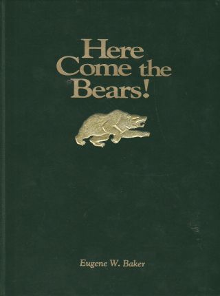 Here Come The Bears: Story Of The Baylor University Mascots Hardcover 1996 Leb1