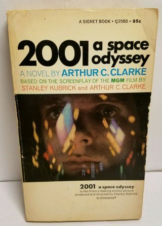 2001: A Space Odyssey By Arthur C.  Clarke Signet Paperback 4th Print 1968