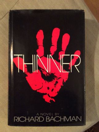 Thinner Stephen King As Richard Bachman 1984 Nal 1st Edition
