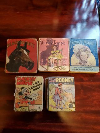 Little Big Books,  Mickey Mouse,  Shirley Temple,  Blackbeauty,  Annie Rooney