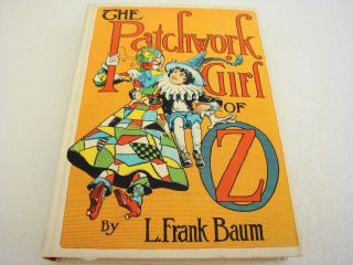 Vintage The Patchwork Girl Of Oz By L Frank Baum The Reilly & Lee Co Hardcover