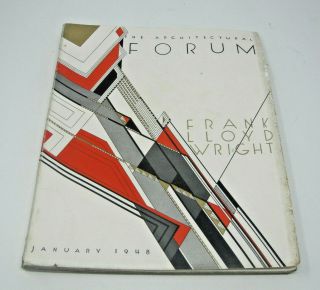 Frank Lloyd Wright - Architectural Forum Vl.  88 No.  1 January 1948