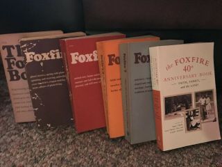 Vintage Foxfire Books 1,  2,  3,  4,  7 And Foxfire Anniversary Book