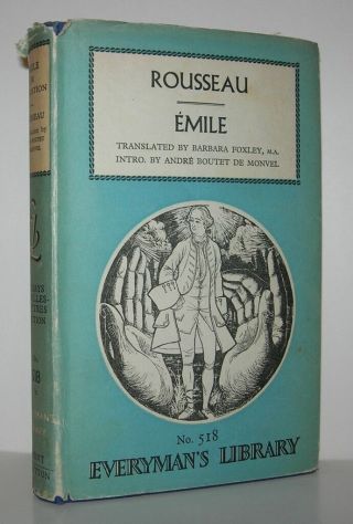 Emile - Rousseau,  Jean - Jacques - Vintage Everyman 