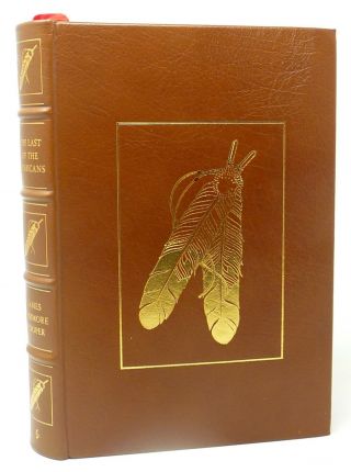 1979 The Last Of The Mohicans Easton Press Leather Gilt Silk Illustrated Indians