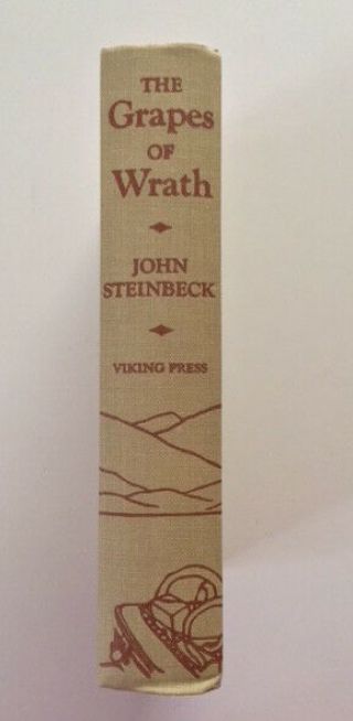 The Grapes Of Wrath Steinbeck Viking 1939 473 Pages