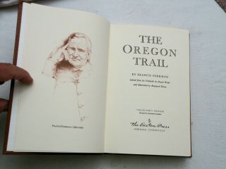 1987,  The Oregon Trail by Francis Parkman,  EASTON PRESS LEATHER COLLECTORS,  NM 2
