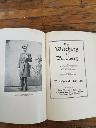 The Witchery of Archery by J.  Maurice Thompson,  Copyright 1928 Vintage Hunting 4