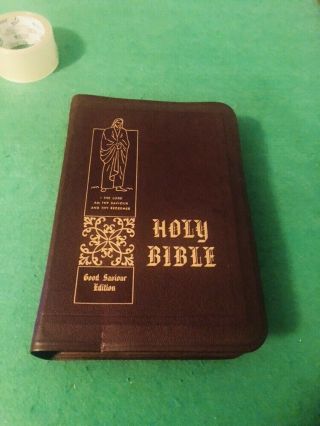 Vintage Holy Bible 1955 Good Saviour Edition King James Tissot Illustrated
