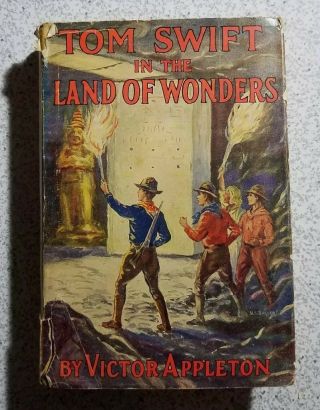 1917 Tom Swift In The Land Of Wonders Hc/dj By Victor Appleton - G & D