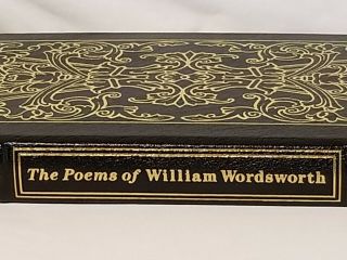 Easton Press The Poems Of William Wordsworth Leather Bound Never Read C7